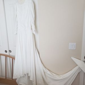 1988 velvet fur  princess style wedding dress